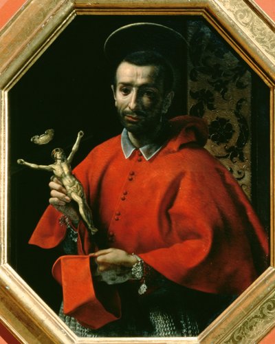 Sint Carolus Borromeus (1538-84), Aartsbisschop van Milaan door Carlo Dolci